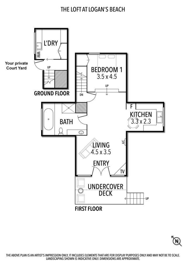 Logans Beach Apartments - The Loft Уорнъмбул Екстериор снимка